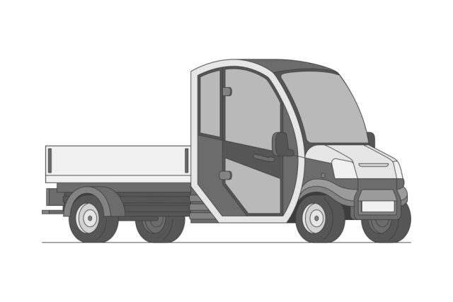 1 6m pickup bed with removable drop sides