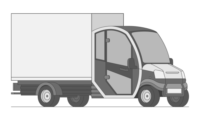4 1m3 closed vanbox