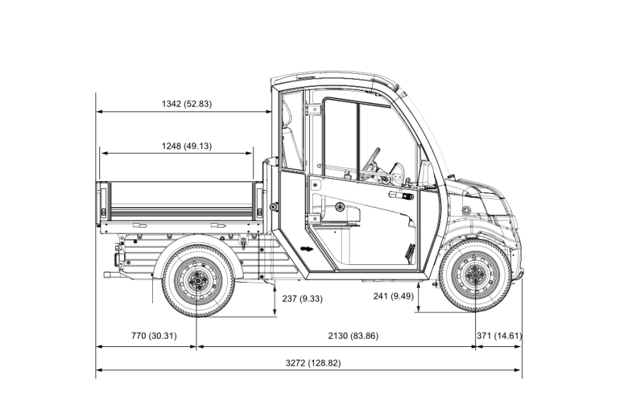 dimensions side short