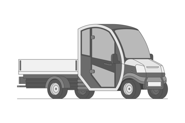 1 6m pickup bed with removable drop side