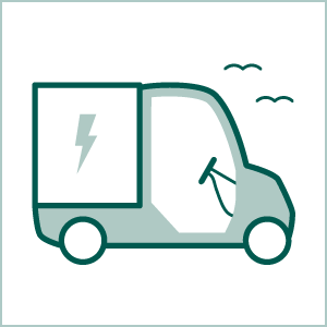 garia utility icon 100 electric